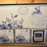 Brand New Newgrange Living "Rose Blue" Placemat & Coaster 6-Piece Set Image 2