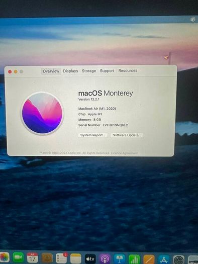MacBook  air M1 2020 14 inch