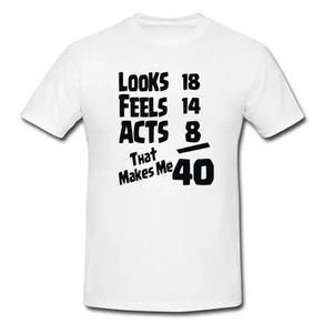 40 birthday t-shirt funny birthday gift present tee top