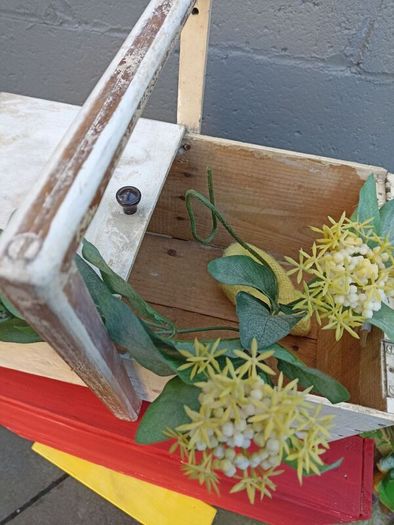 Vintage Wood Carrying Box