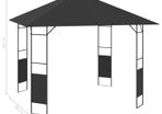 Garden Gazebo 3x3 m Anthracite 160 g/ sq. meter