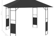 Garden Gazebo 3x3 m Anthracite 160 g/ sq. meter