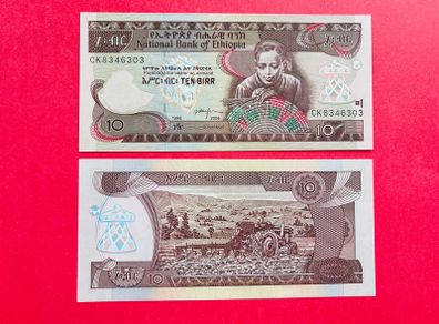 Ethiopia   10  Birr   2006  PICK 48 ( uncirculated)