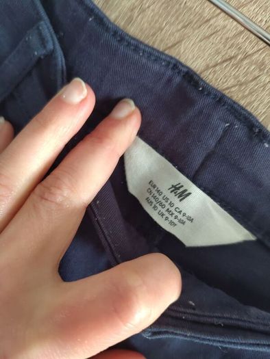 H&m navy chino boys 9/10 years old