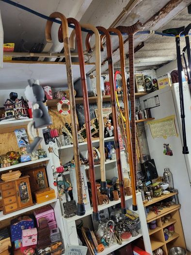 Collection of walking sticks 20e each