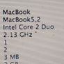 Vintage Apple MacBook, working fine and in reasonable condition for its age. No Charger Image 9
