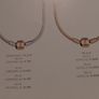 new genuine pandora necklace with 14k gold clasp Image 3
