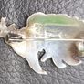 Antique Asian Brooch Sterling Silver and Enamel Image 2