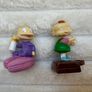 2001 Phil and Dil DeVille approx. 2" Weetos Cereal EUROPE PVC Action Figure Rugrats Used Please see photos Image 2