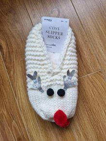 Christmas Slipper socks (Size S/M)