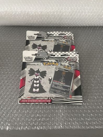 Pokemon White Flare Scarlet and Violet 3 pack Tech sticker collection