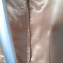 Vintage full length Gold  satin Dress Image 2