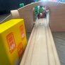 Wooden Toy Train Set, track, animals, train - free postage Image 5