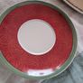 Vintage Villeroy and Boch coffee cups and saucers in Festive Memories pattern. Image 8