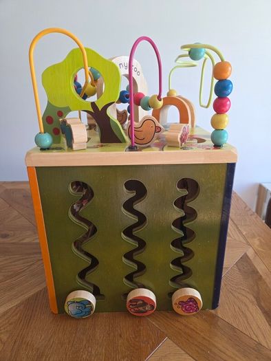 Wooden Activity Cube