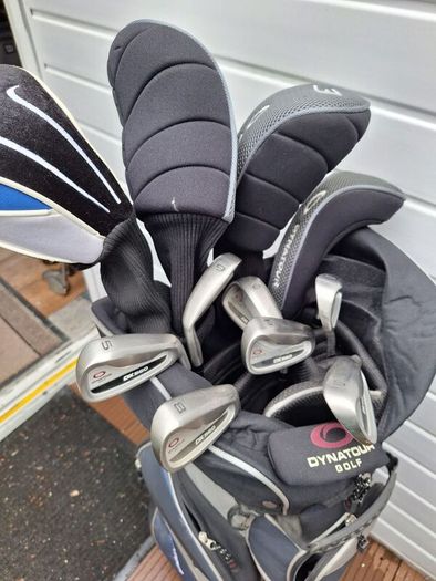Golf clubs, full set and bag
