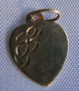 Vintage 9ct Yellow Gold Heart 375 Hallmark