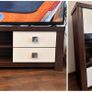 TV Stand  and Tall Display Cabinet  .  Good Condition Image 3