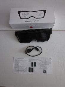 Magic LED Glasses - App Controlled, Bluetooth LED Display Smart Glasses