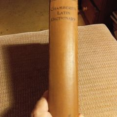 Antique Rare Find Early 1900s Chambers's Latin Dictionary. L-E and E-L.