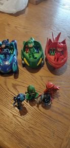 PJ Masks Toys 2 different Sets Vehicles and Figures