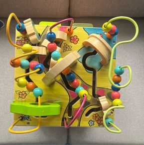 B. toys Zany Zoo Wooden Activity Cube Assortment