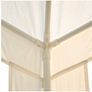 2.7m x 2.7m Garden Heavy Duty Gazebo Marquee Party Tent Wedding Canopy Outdoor(White) Image 5
