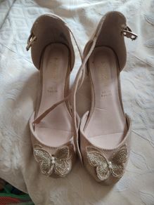Girls butterfly shoes (size 11, Monsoon)