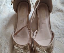 Girls butterfly shoes (size 11, Monsoon)