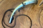 Vintage Elless France Brass Hunting Horn