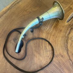Vintage Elless France Brass Hunting Horn