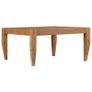 Coffee Table Solid Acacia Wood 80x80x41 cm Brown Image 2