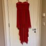 Red debs dress short/long Image 4
