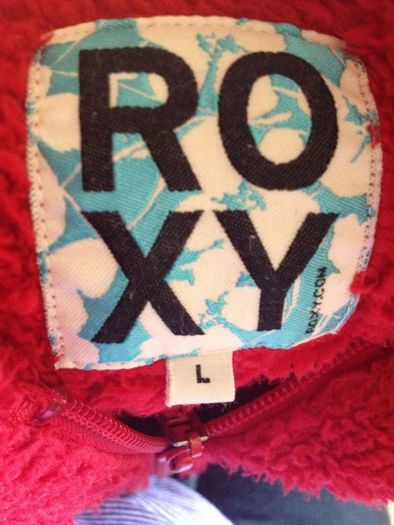 Red roxy zip up