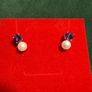 Pearl and Amethyst Earring Image 4