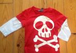 Fab Red and White Top Age 12-18 Months