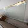 MERLYN 8mm Wetroom Shower Panel Brushed Brass 1000mm Image 2