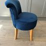 Blue Velvet Chair Image 2