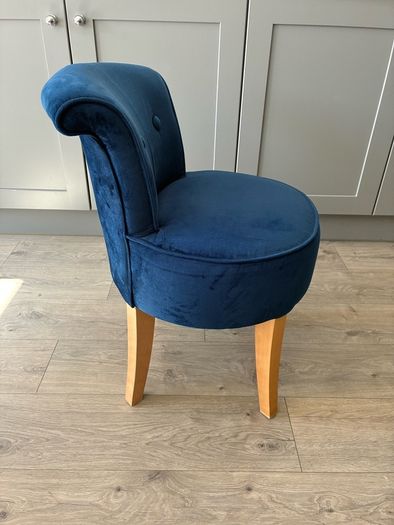 Blue Velvet Chair