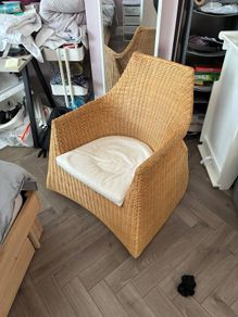 Wicker Rocking Chair (IKEA Hejka)