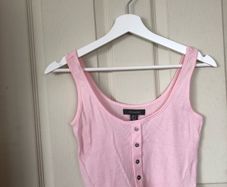 Girls Pink Ruffled top