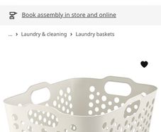 Ikea Laundry Baskets x4