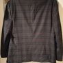 Men's Next regular Jacket, stretch fabric, Black, Brown, Blue check. Chest 112 cm 44" regular. New with Tags. Image 3