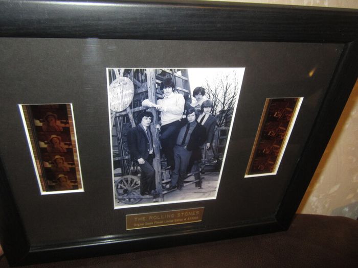Rolling stones original double filmcell limited edition