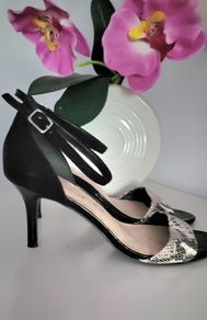 AUTOGRAPH python strap high heel sandals Sz 6UK