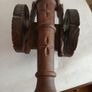 Vintage Carved Wood Cannon Image 5