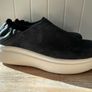 Womens shoes casual black Nubuk Tsubo leather platform sole size 6 Image 8