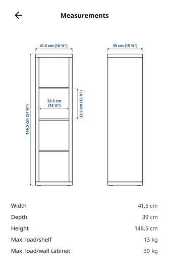 IKEA Kallax shelving unit