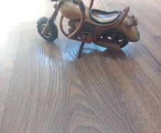 wooden motorbike ornament