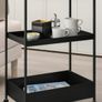 Ikea Nissafors Trolley (1 Set), with Wheels, 3 Levels, in Black or White, Not Assembled Image 2